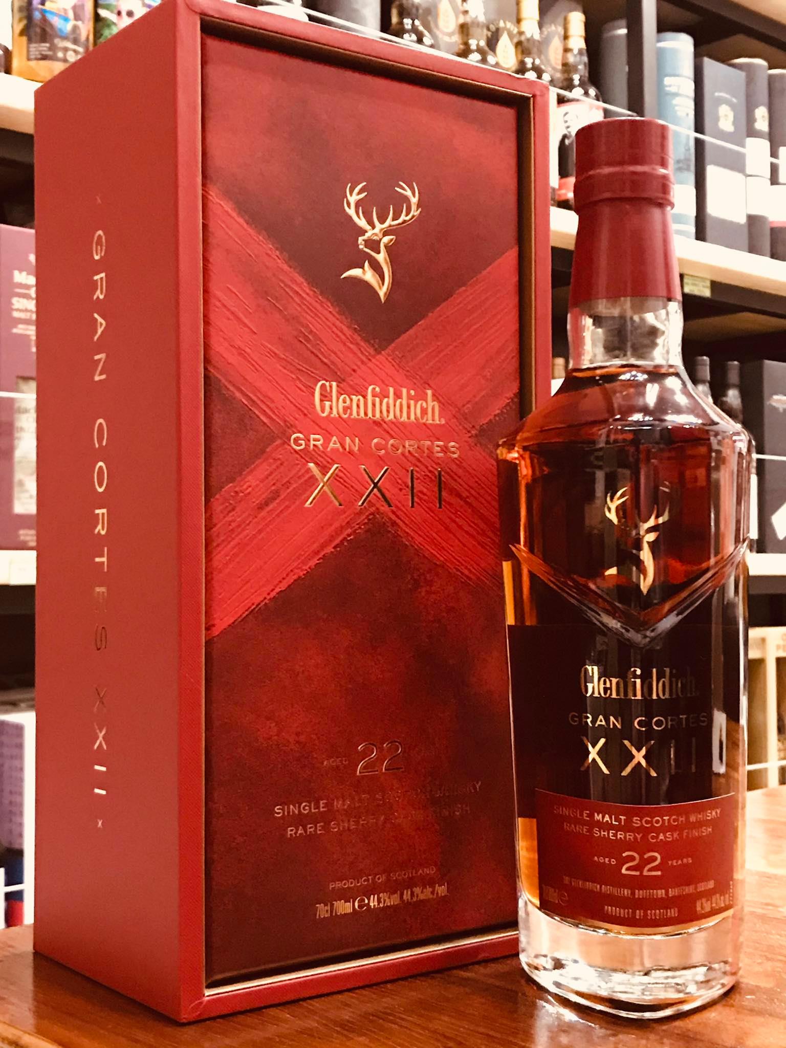 グレンフィディック 22年 グランコルテス レア シェリーカスクフィニッシュ ショップ Glenfiddich Gran Cortes XXII  Rare Sherry Cask Finish